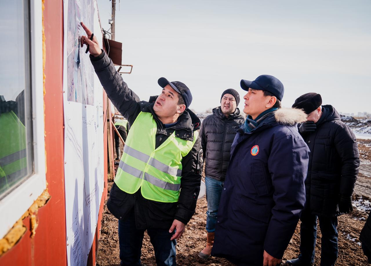 Елорда әкімі тасқынға қарсы шаралардың барысын тексерді