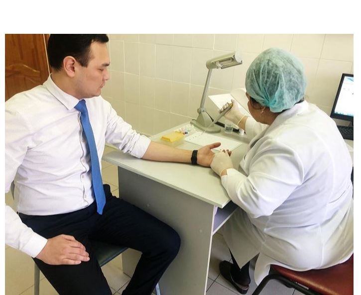 Маңғыстауда сот қызметкерлері қан тапсырды