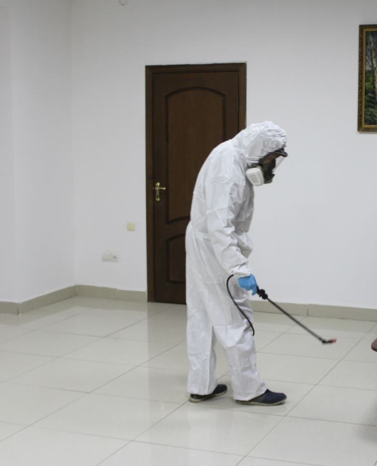 Қызылорда: Полиция департаментінде дезинфекция шаралары күшейтілді