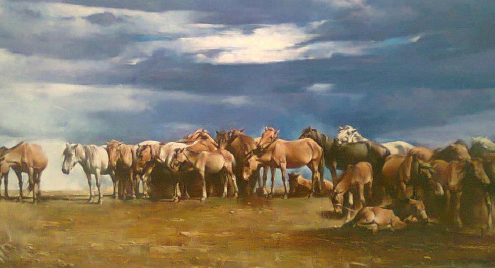 Қазақ халқы ежелден жылқы баққан...