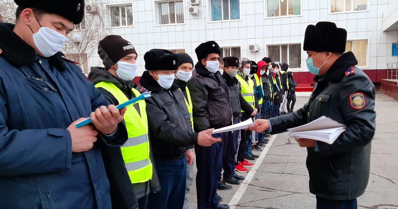 Қостанай: Қоғамдық тәртіптің сақталуына еріктілер атсалысады