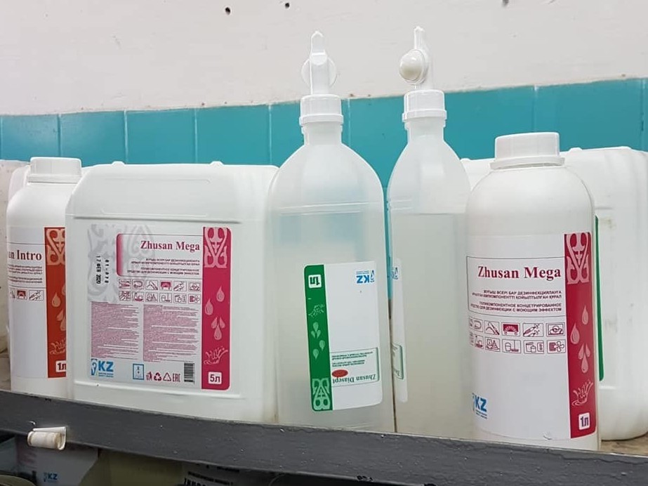 Шымкент: Нұр-Сұлтан қаласына 3 тонна антисептикалық препарат жөнелтілді