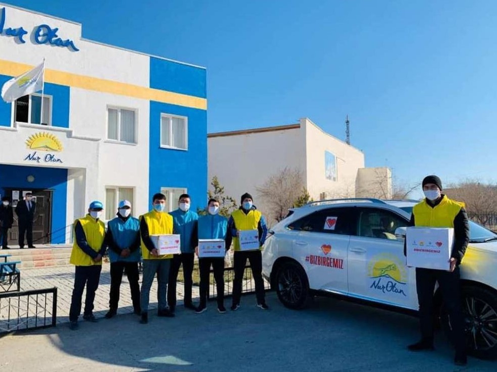 Маңғыстау: Nur Otan партиясы BizBirgemiz акциясына атсалысуда