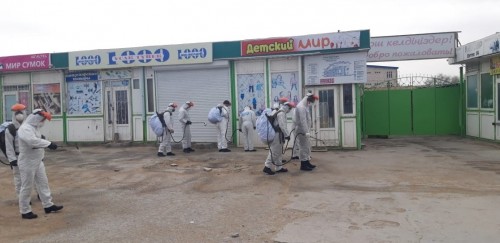 Ақтаудағы базарлар дезинфекцияланды