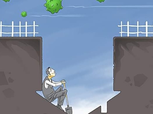 Карантиндегі карикатуралар