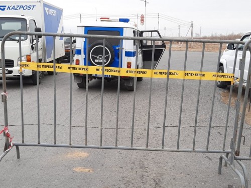 Қызылорда облысы: Қазалы ауданына кіретін жолдарға тосқауыл бекеті қойылды