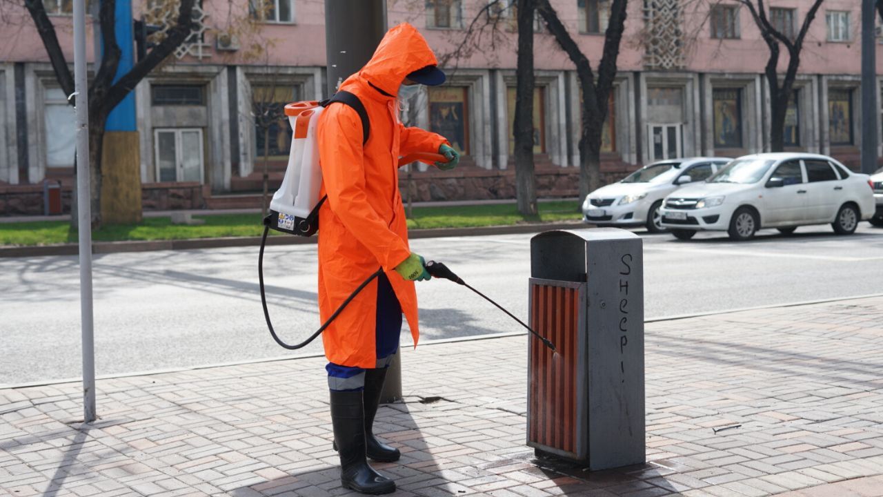 Көкшетауда дезинфекция жұмыстары баяу
