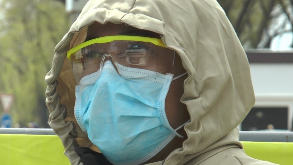 Алматылық тәртіп сақшыларына қорғаныс костюмдері берілді