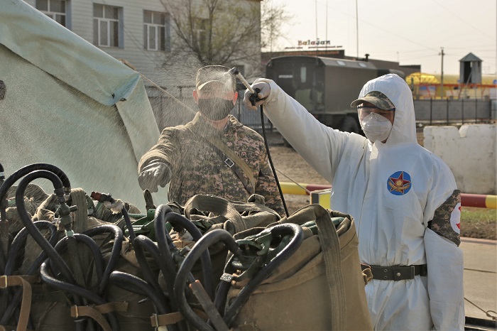Дезинфекциядан кейін әскери қызметшілердің тазалығы қалай қамтамасыз етіледі?