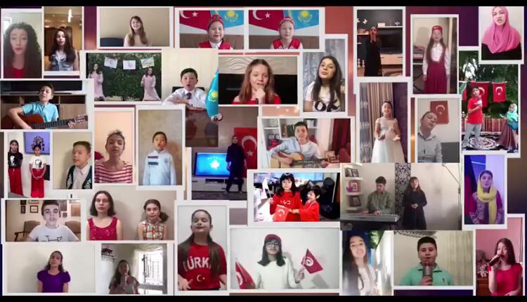 Қазақ балалары әлем жеткіншектерімен қосылып ән шырқады