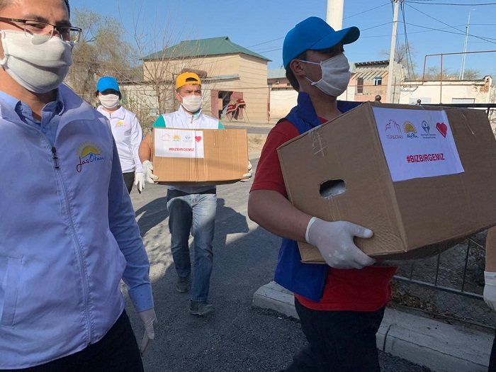 «Біз біргеміз!»: Түркістандық 10 мыңнан астам отбасы қамтылды