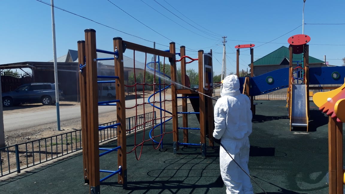 Қармақшыда дезинфекциялау жалғасып жатыр