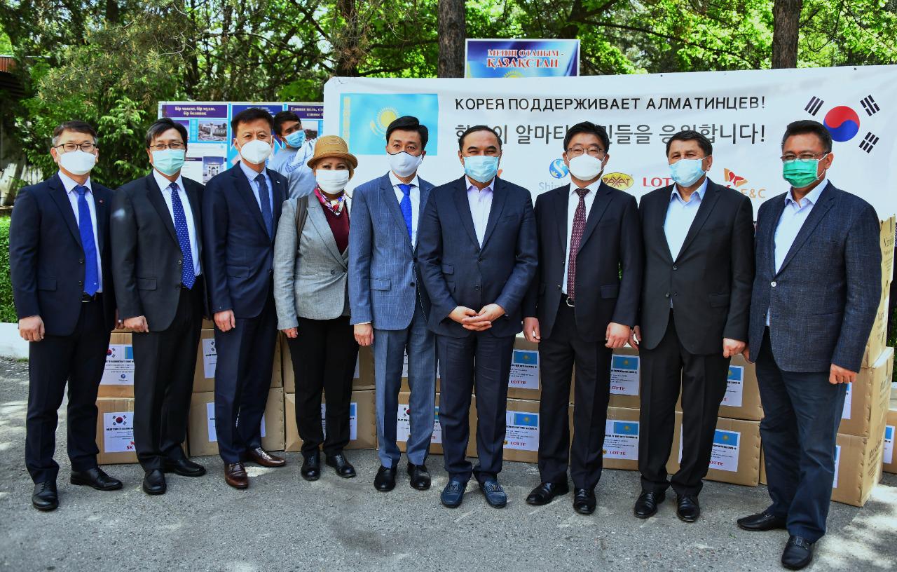 Алматыға Оңтүстік Кореядан кезекті гуманитарлық көмек келді
