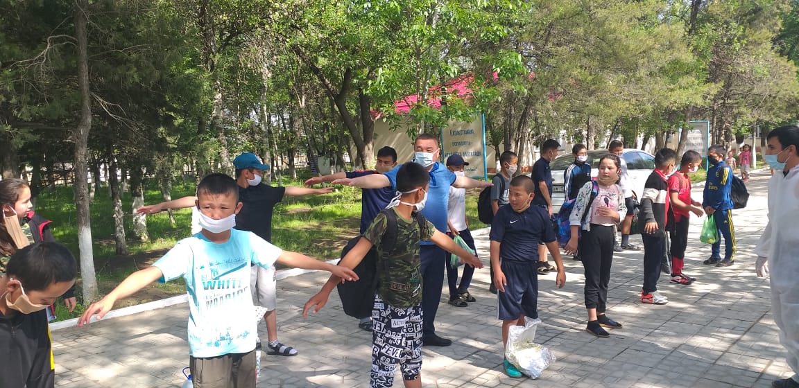 Мақтааралдық оқушылар «Сарыағаш» емдік – сауықтыру шипажайында демалады