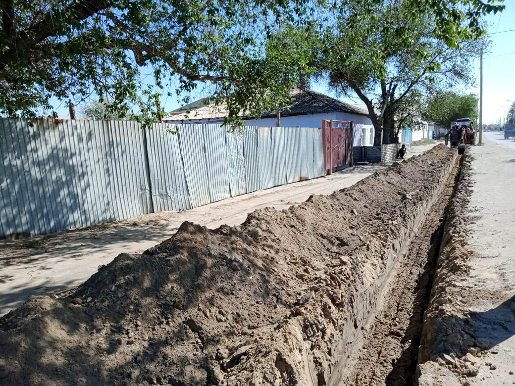 Қызылорда: Кент көшелеріне арық қазылуда