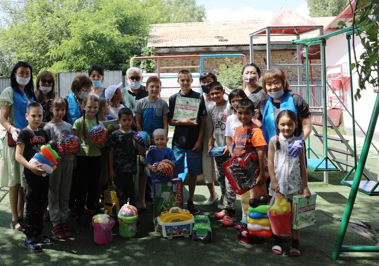 Балалар үйіндегі ізгілік шарасы