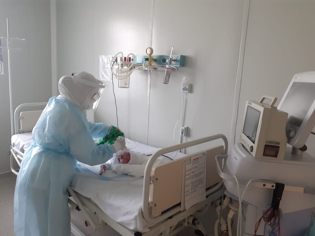 Түркістанда індет жұқтырған 10 айлық сәби емделіп шықты