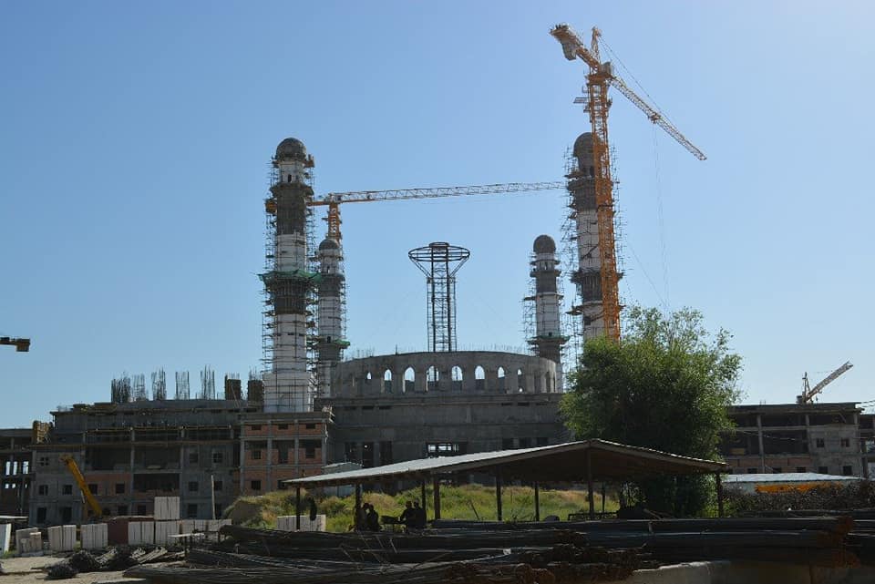 Шымкенттегі 8000 орындық мешіттің құрылысы келесі жылы аяқталады
