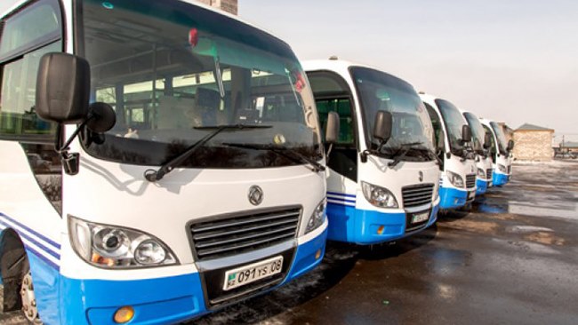 Таразда бүгіннен бастап қоғамдық көліктер өз жұмысын бастады