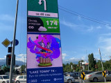 Алматыда ауа сапасын LED экрандар арқылы көруге болады