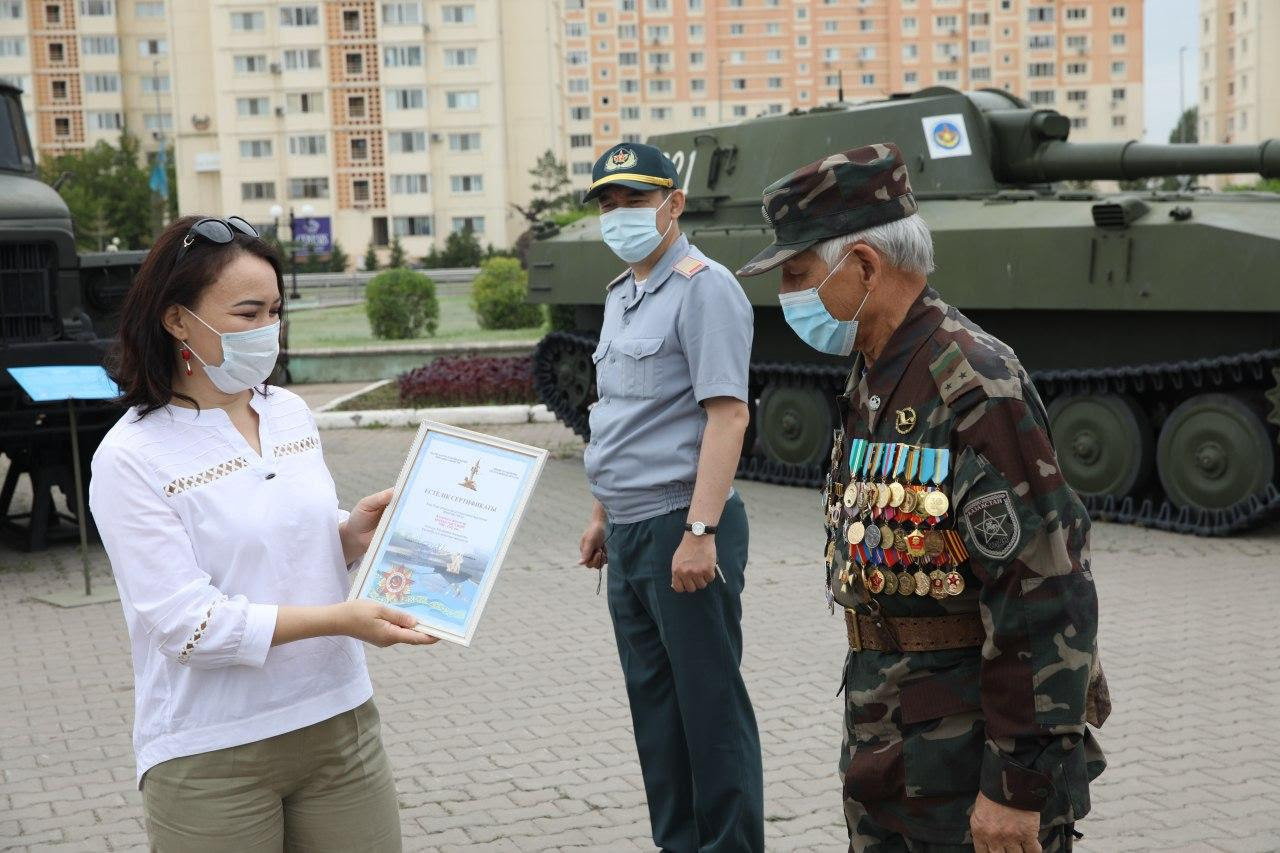 ҰОС қатысушыларының туыстарына естелік сертификаттары табысталды
