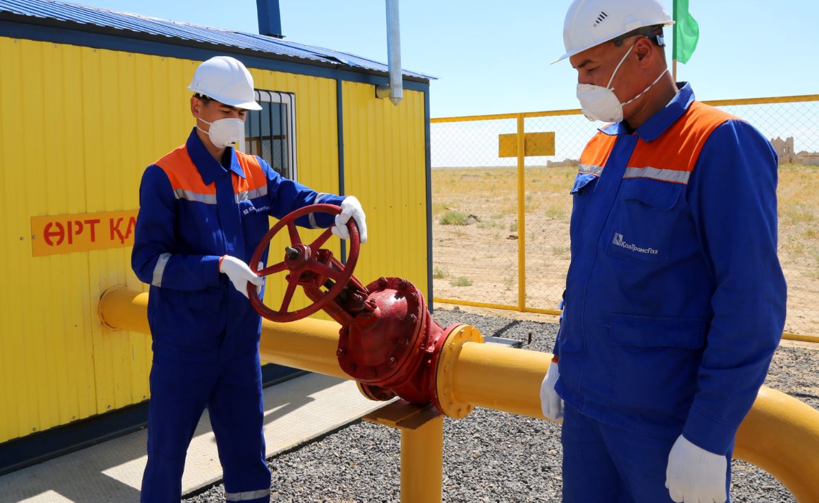 Арал ауданындағы Жақсықылыш кенті табиғи газға қосылды