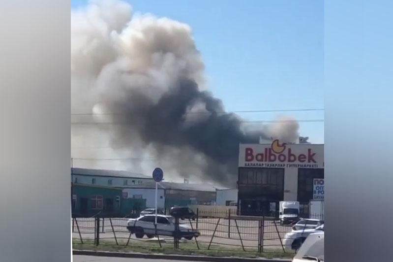 Нұр-Сұлтан қаласында базар өртенді