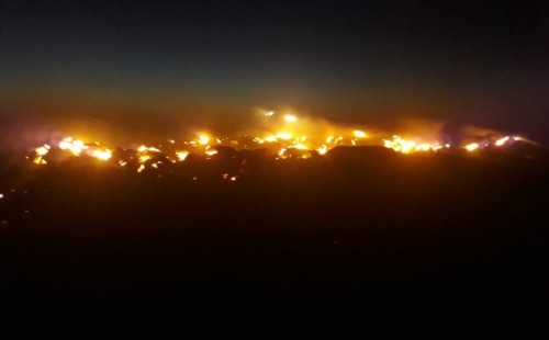 Атырауда найзағайдың жарқылынан 11 530 гектар алқаптың шөбі өртенді