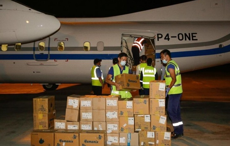 Атырауға 3 тонна дәрі-дәрмек жеткізілді