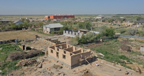 Мақтааралдағы су басқан Фирдоуси ауылын қалпына келтіру жұмысы қарқынды жүріп жатыр