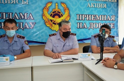 Қостанайда “Жолда қабылдау” акциясы өтіп жатыр