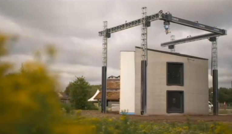 3D-принтермен салынған екі қабатты үй (видео)