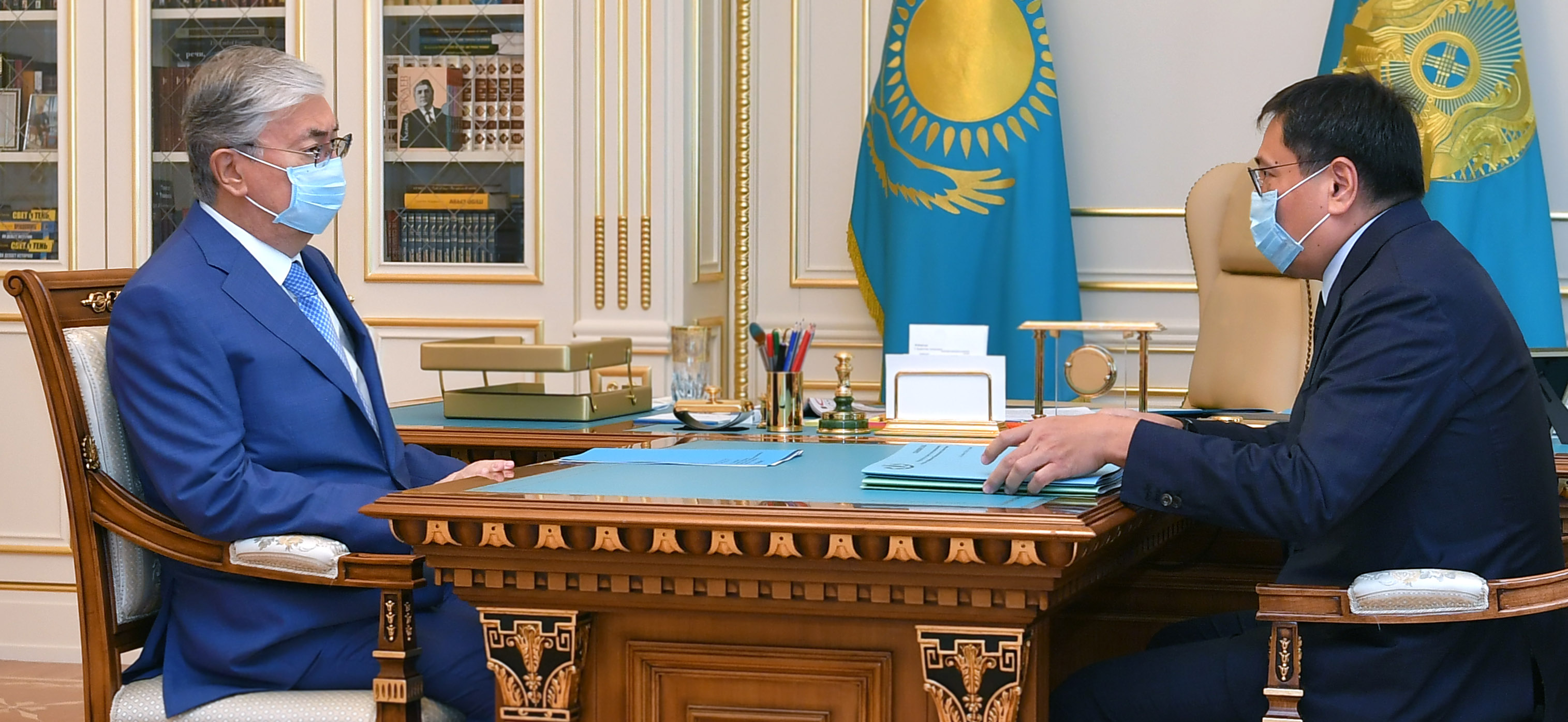 Қасым-Жомарт Тоқаев Ұлттық банк төрағасын қабылдады