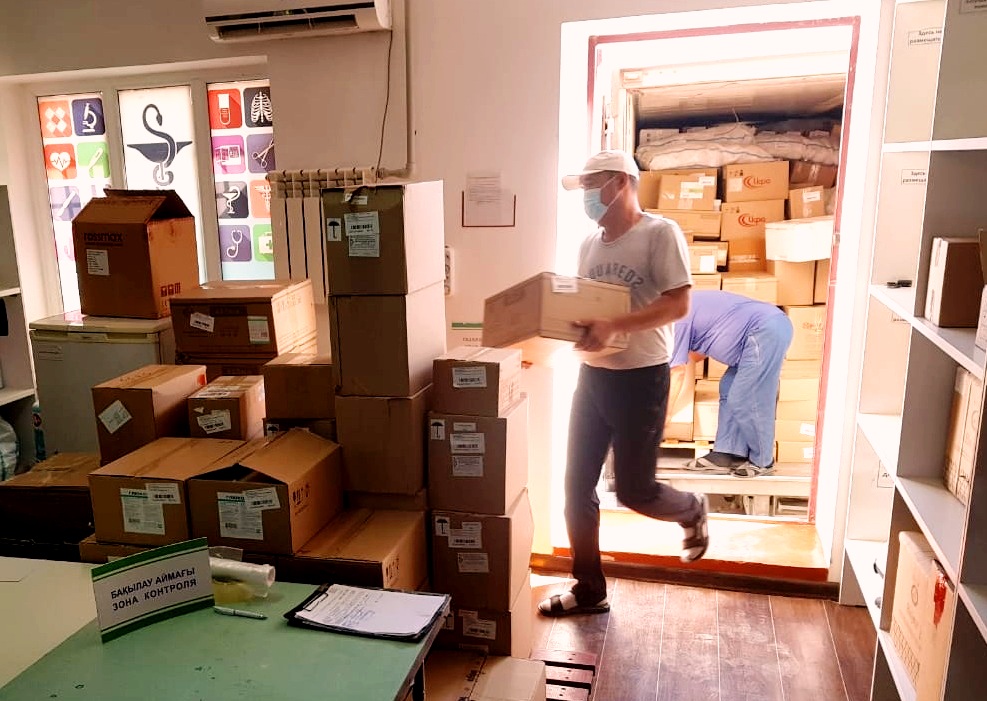 Қызылордаға дәрі-дәрмек жеткізілді