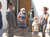 Таразда үйі өртеніп кеткен отбасы баспаналы болды