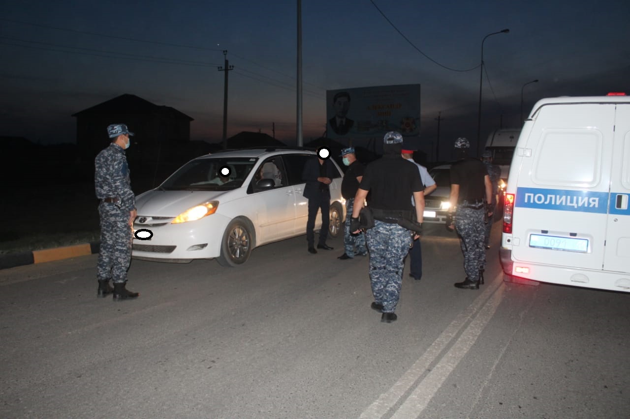 Полицейлер "Квадрат" профилактикалық шарасын өткізді