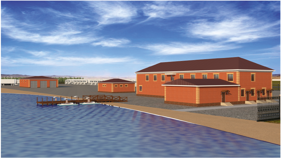 Қазалыда көпсалалы қызмет көрсету кешені салынып жатыр