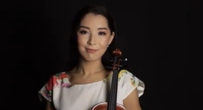 Қазақстандық скрипкашы зорлық-зомбылық туралы әлеуметтік ролик түсірді