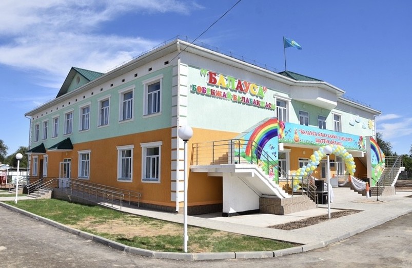Ауылда 90 орындық балабақша ашылды