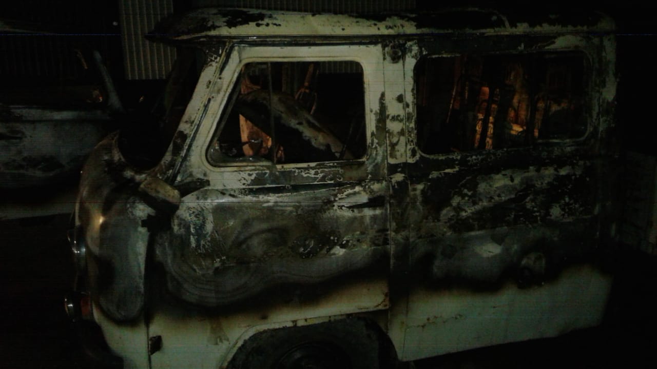 Атырау облысында "УАЗ" көлігі отқа оранды