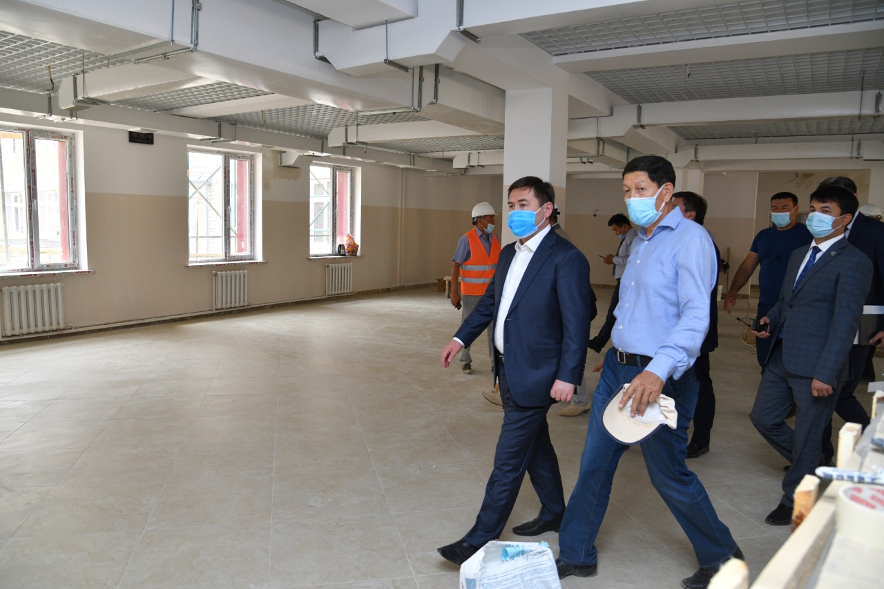 Шымкентте білім нысандарының құрылысы басты назарда