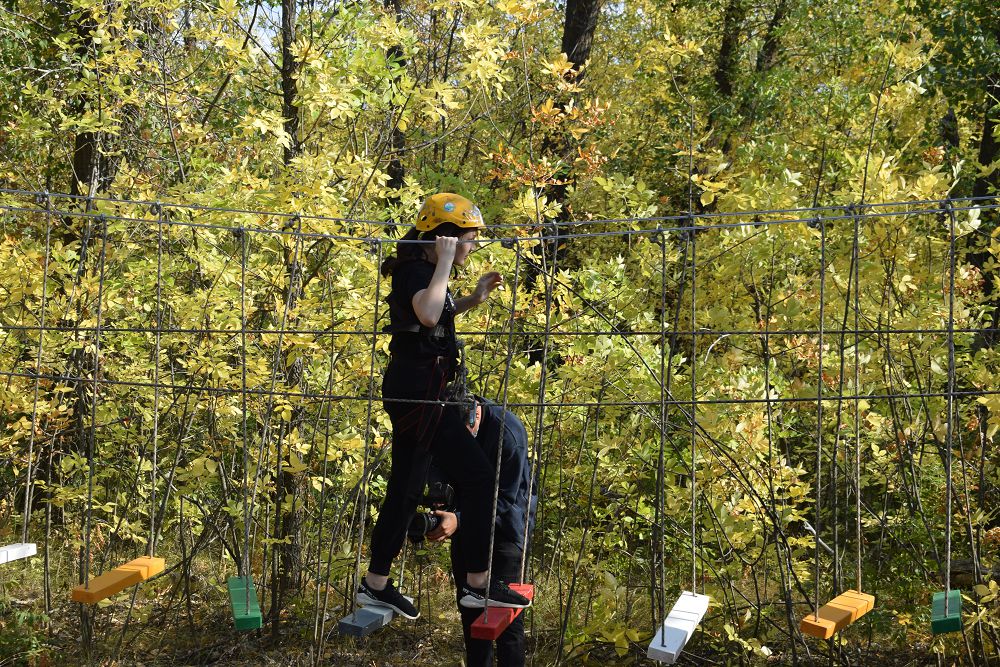 Оралда арқанды саябақ ашылды