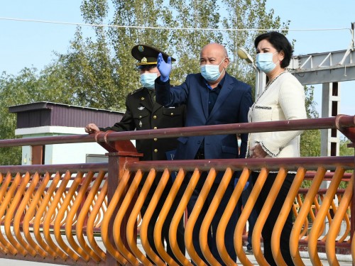 Облыс әкімі Сырдария ауданына болды