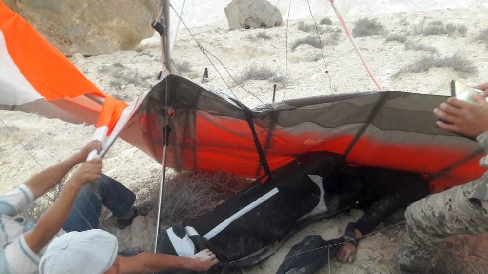 Маңғыстауда дельтаплан құлады