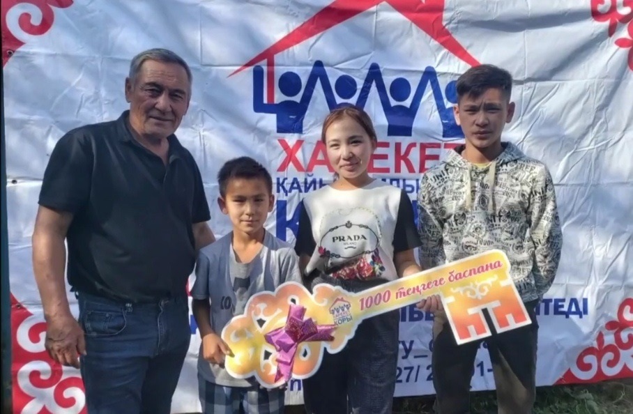 Қарағанды облысында жалғызбасты әкеге баспана сыйлады