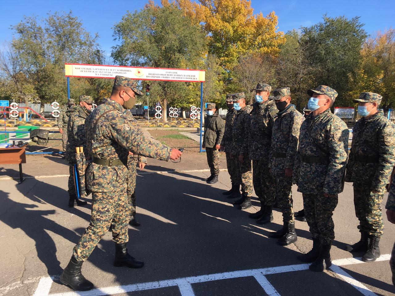 Оралда жас офицерлер кәсіби шеберлігін пысықтады