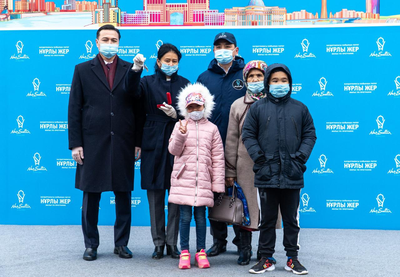 Елордада әлеуметтік пәтерлер берілді
