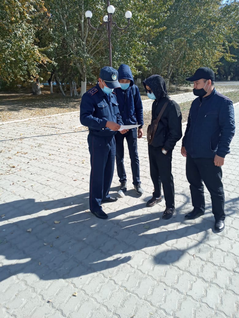 Полицейлерге еріктілер көмектеседі