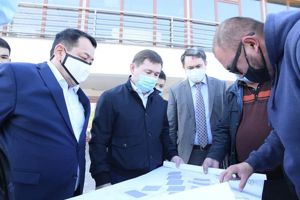 Шымкентте Ұлттық теннис орталығын абаттандыру жұмыстары жыл соңында аяқталады 