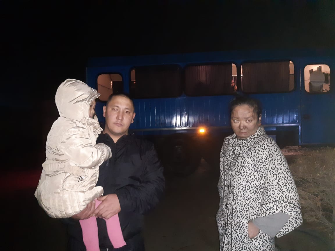 Өрт сөндіруші ана мен баланы құтқарды